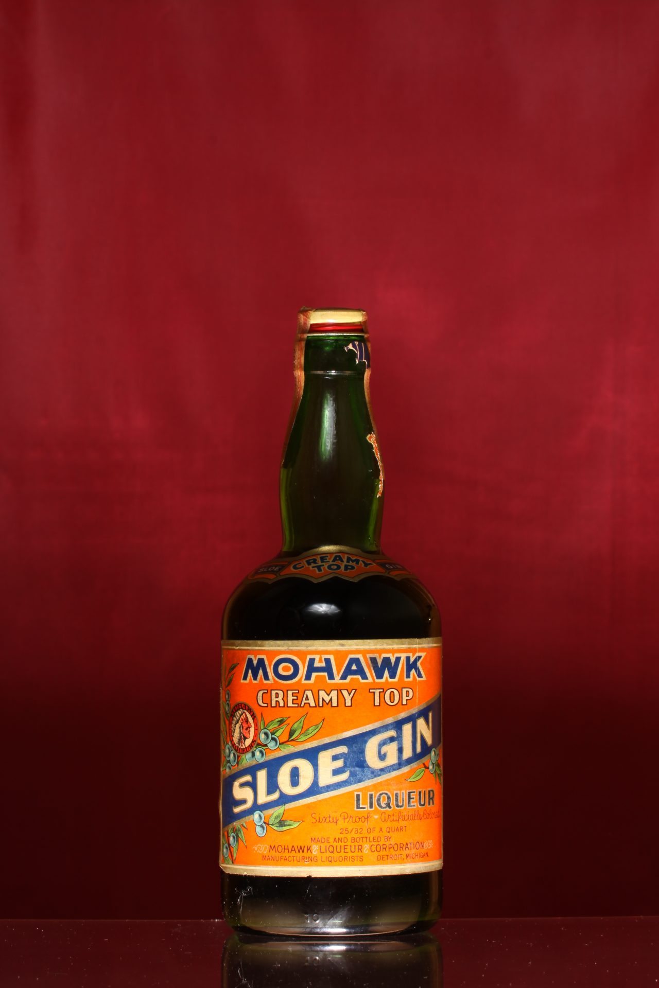 SLOE GIN MOHAWK The Liquor Collection