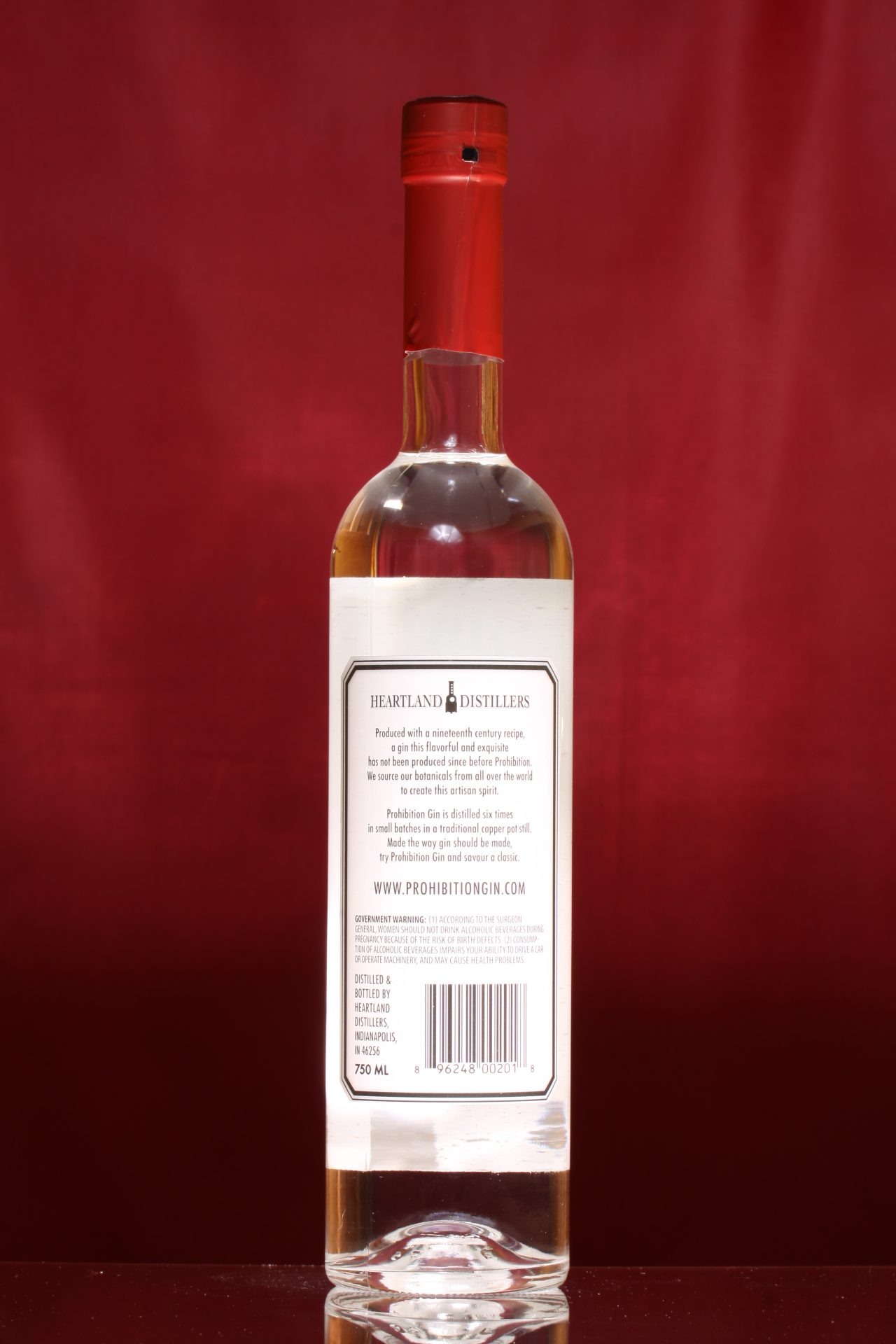 PROHIBITION GIN The Liquor Collection