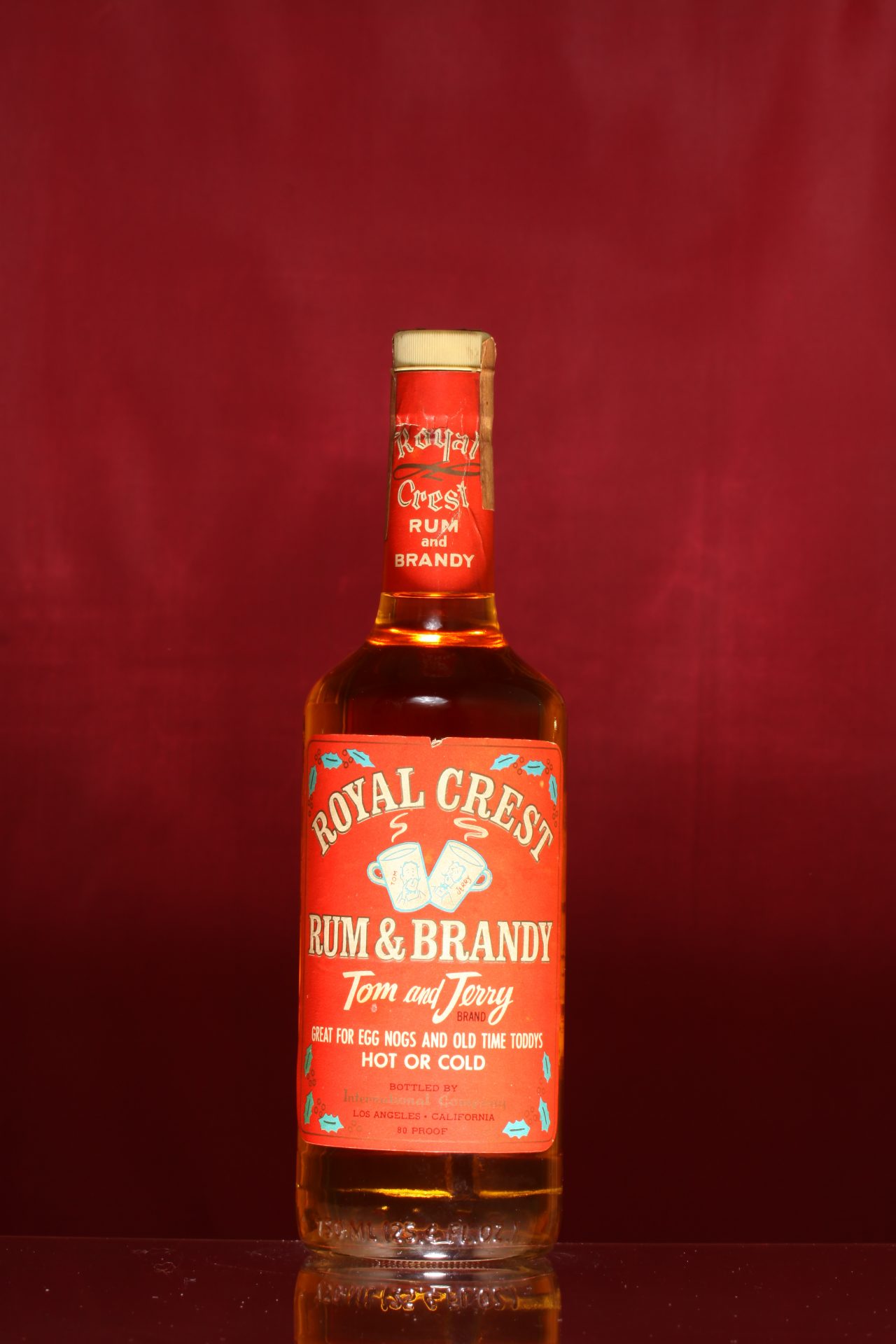 ROYAL CREST RUM & BRANDY The Liquor Collection