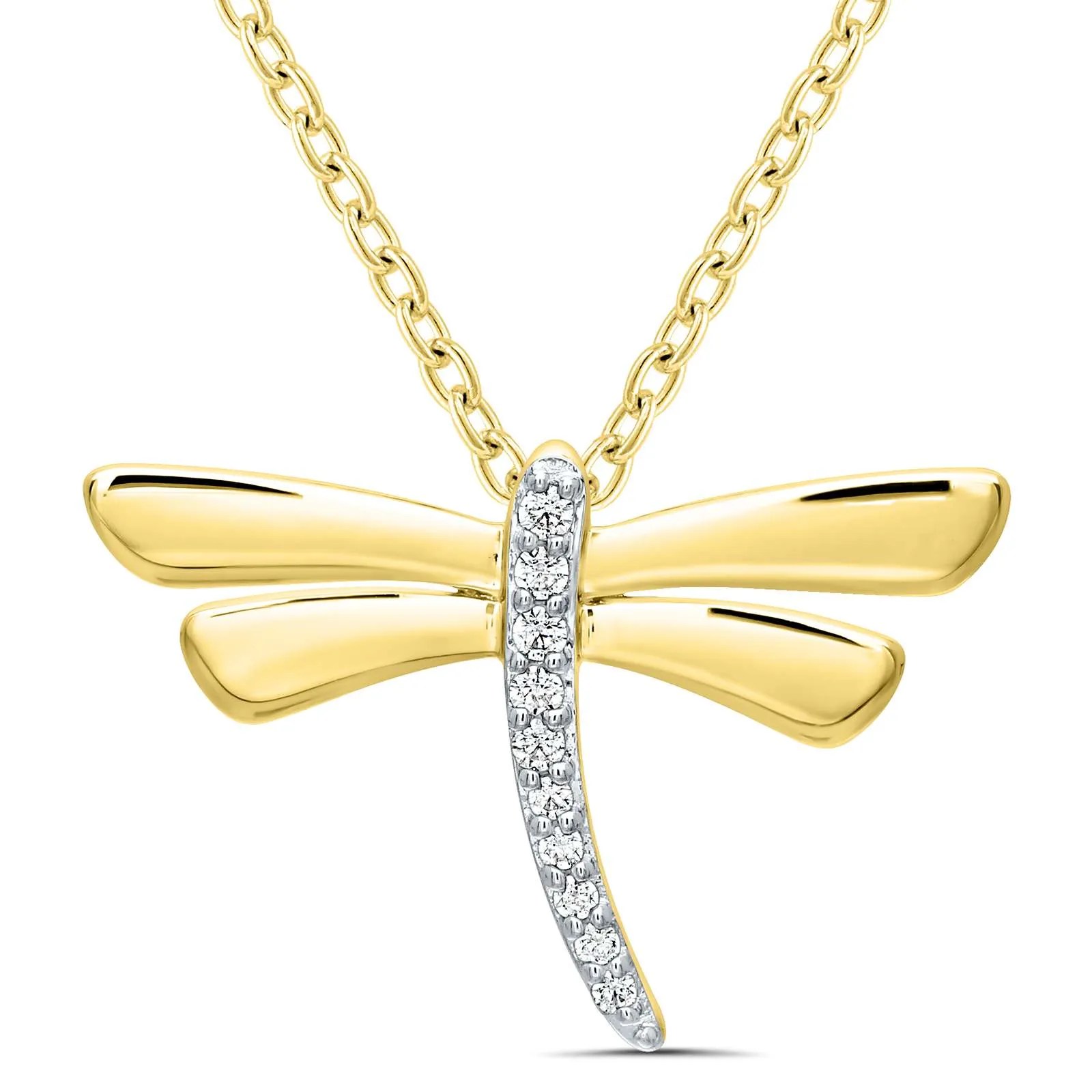 Dragonfly Charm Pendant The Lirio Fine Jewelry