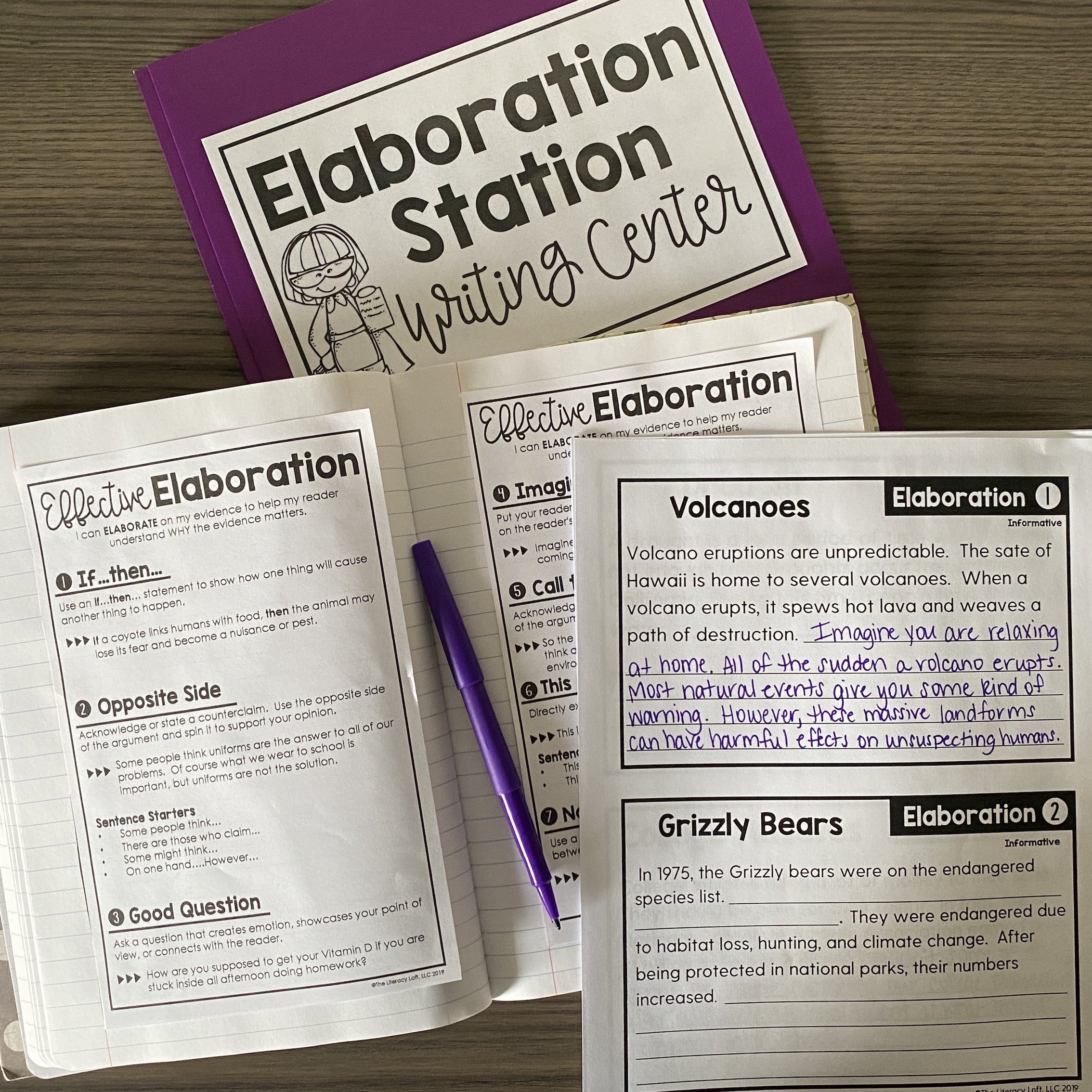 Writing_Centers_5th Grade The Literacy Loft