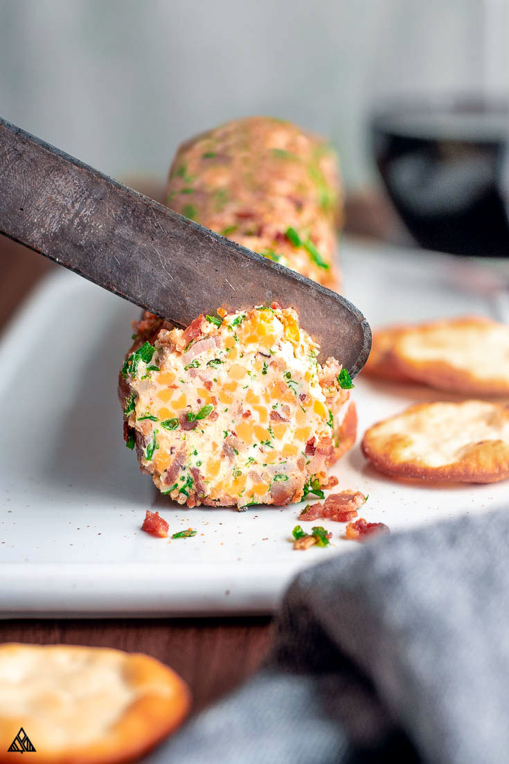 Bacon Cheese Log — Super Easy + Crazy DELICOUS!