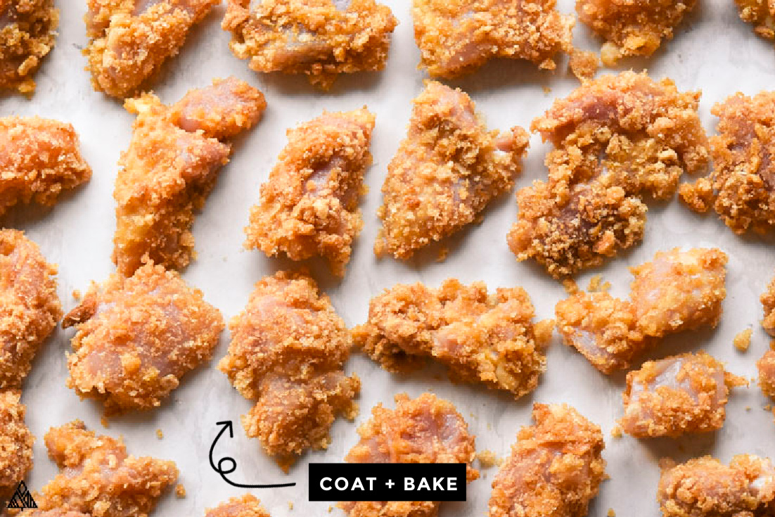 *NEW* This low carb orange chicken is truly breaded, and the scrumptious bites of chicken soak up the ooey, gooey sauce in a way that puts other low carb recipes to shame. #lowcarborangechicken #ketoorangechicken How to make low carb orange chicken by coating and baking