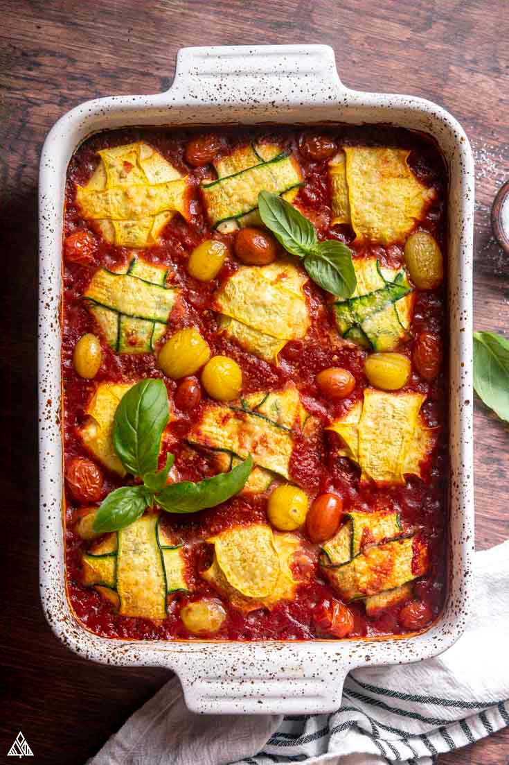 Zucchini Ravioli Keto Low Carb Little Pine Kitchen