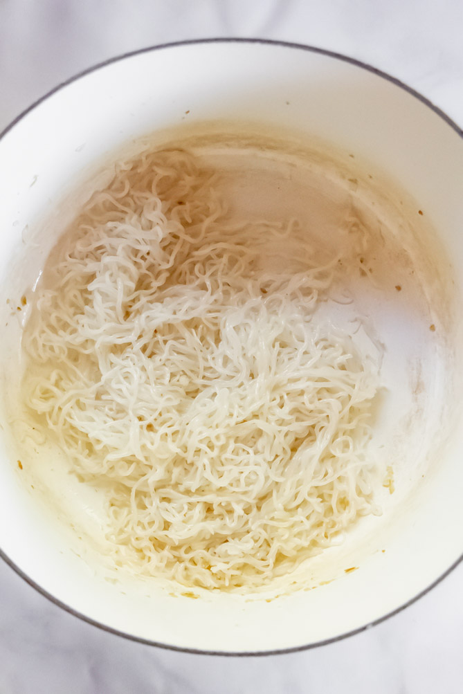 *NEW* I want this keto ramen to comfort you. Flavorful. Noodles. Jammy. Egg. This is not your every day low carb chicken soup. #ketoramen #lowcarbramen top view of keto ramen noodles ingredients