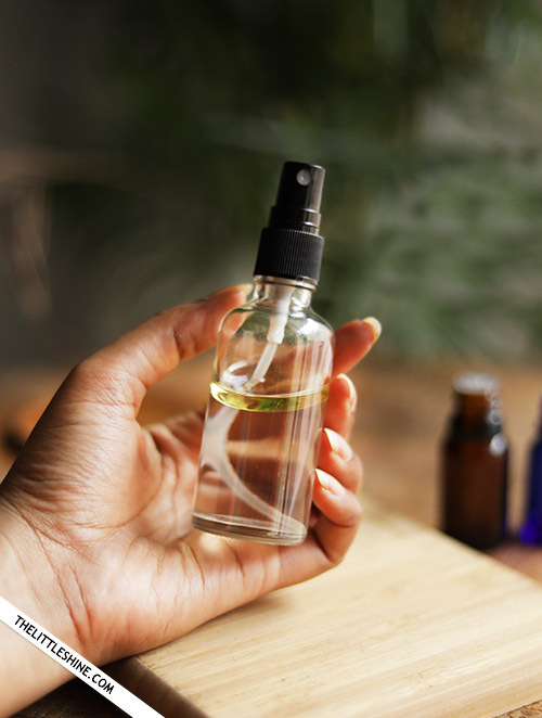 ESSENTIAL OIL HAIR THICKENING SPRAY The Little Shine