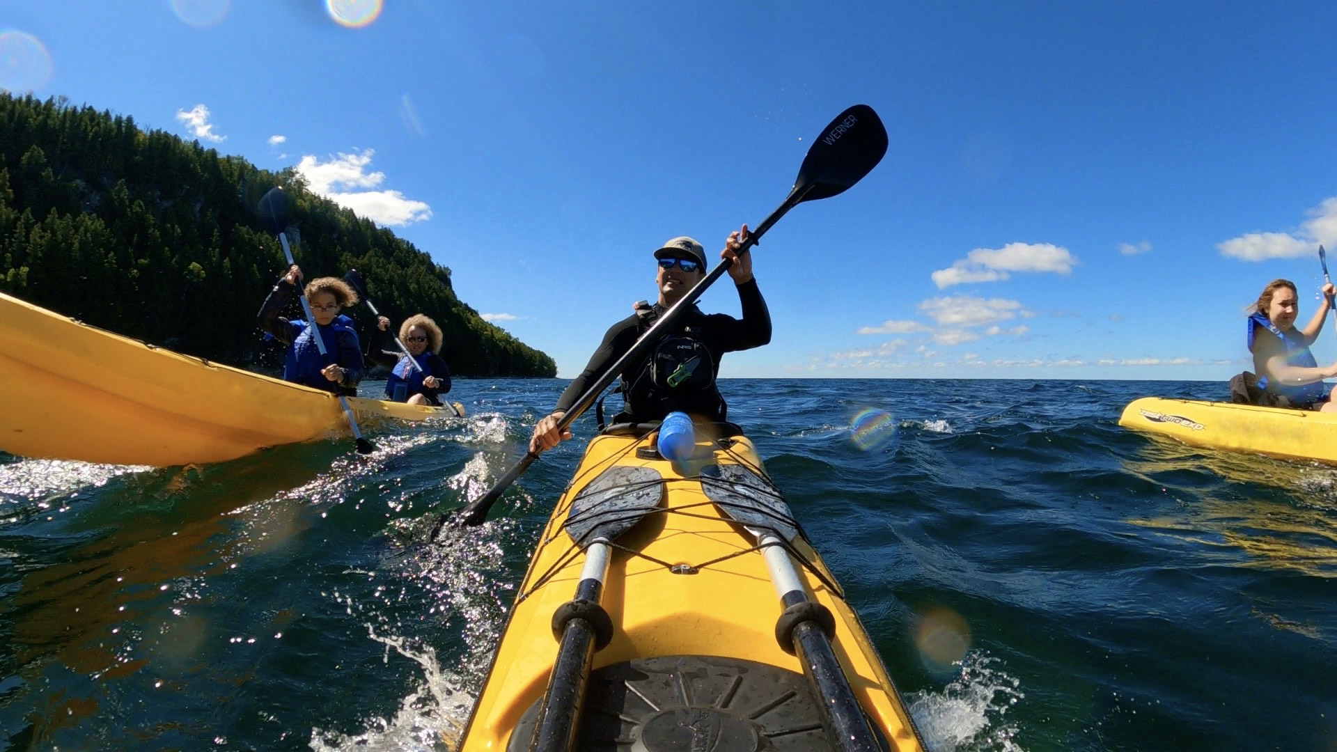 Kayaking Door County with Justin The Live Lost