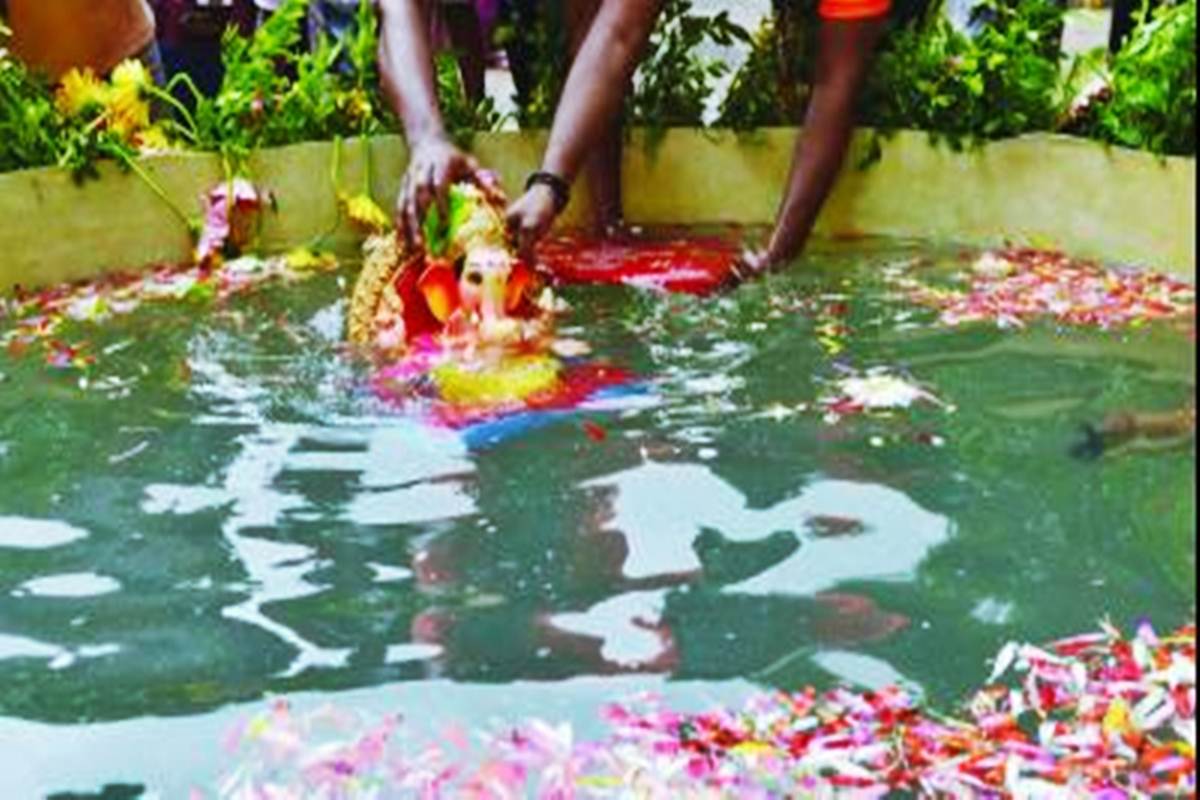 Use Artificial Ponds for Ganesh Visarjan Abhijit Bangar Nagpur News