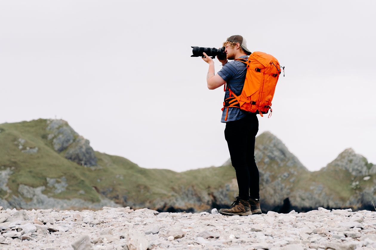 Review fstop Ajna 40L camera backpack The Loam Wolf