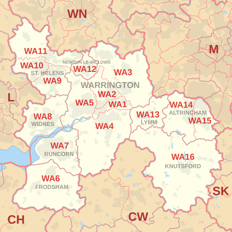Sales WA Postcode area Warrington The Local Directory