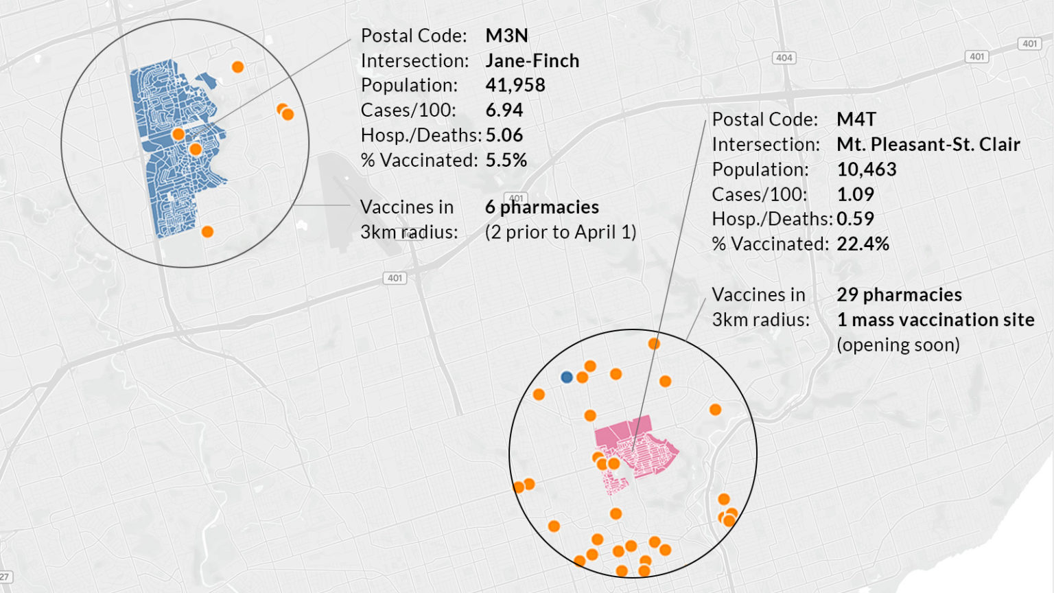 The Vaccine Rollout is Leaving Toronto’s HardestHit Postal Codes Behind The Local