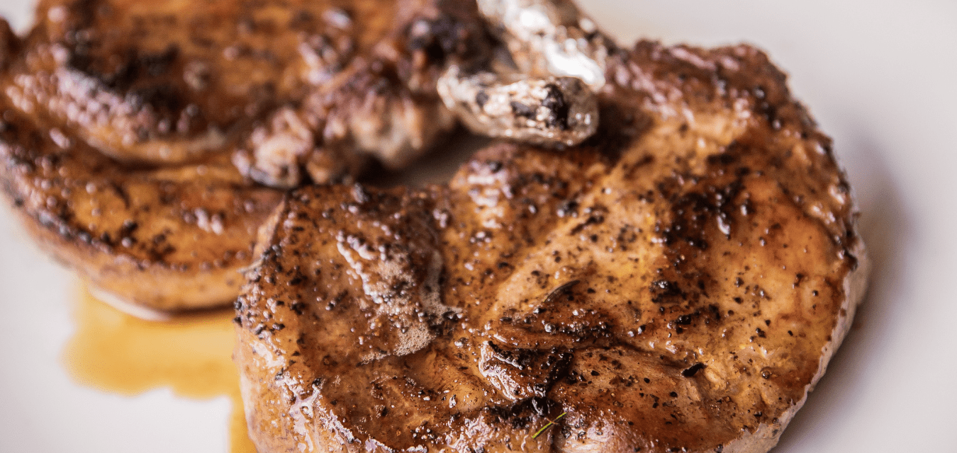 Beer Brined Pork Chops with Blackberry Vinaigrette The Local Palate