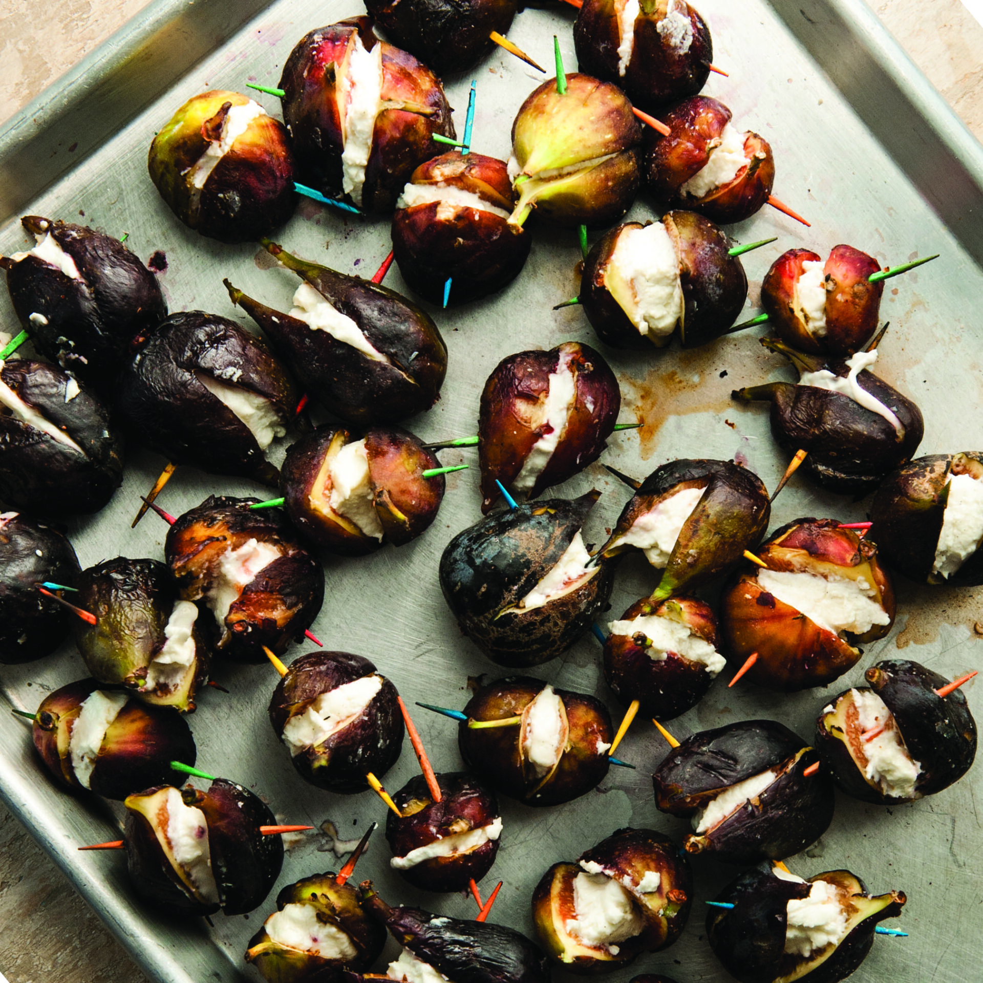 Grilled Figs with Goat Cheese and Satsuma Gastrique The Local Palate