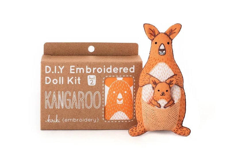DIY Embroidered Doll Kit