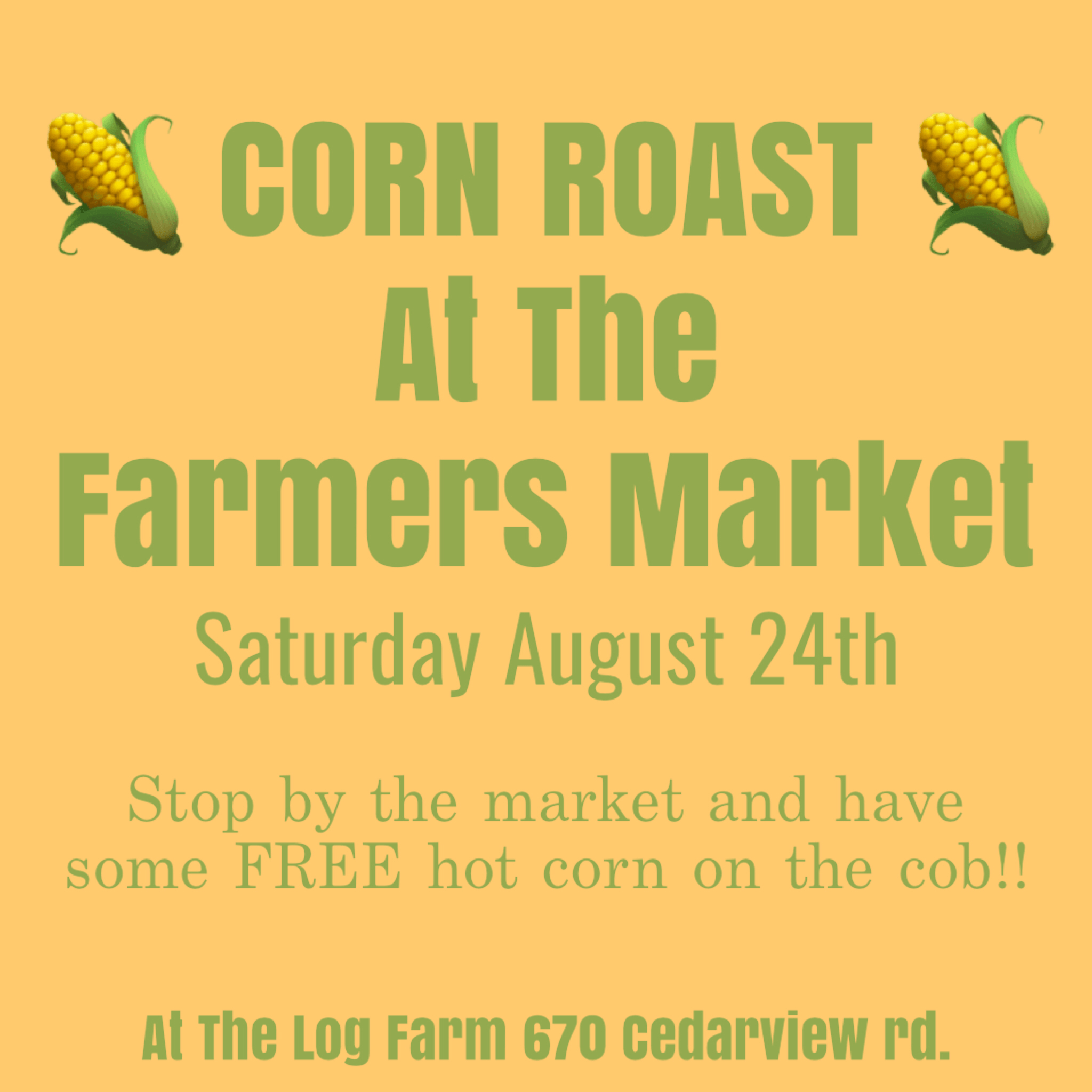 Corn Roast The Log Farm