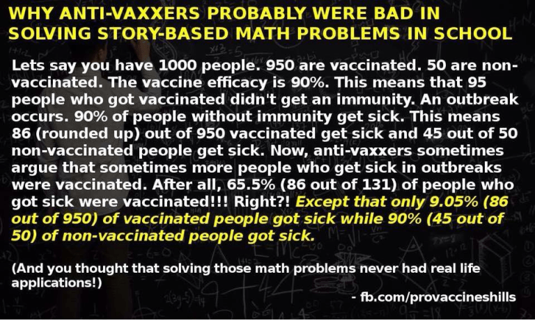 vaccine math The Logic of Science