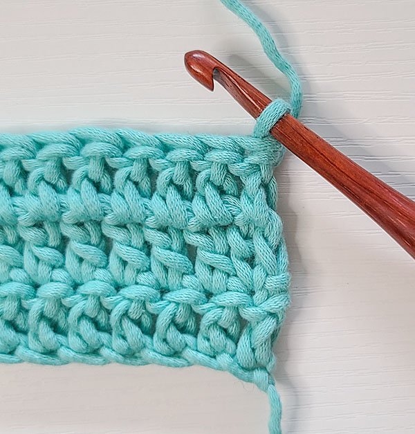 Stacked Single Crochet Step by Step Photo Tutorial
