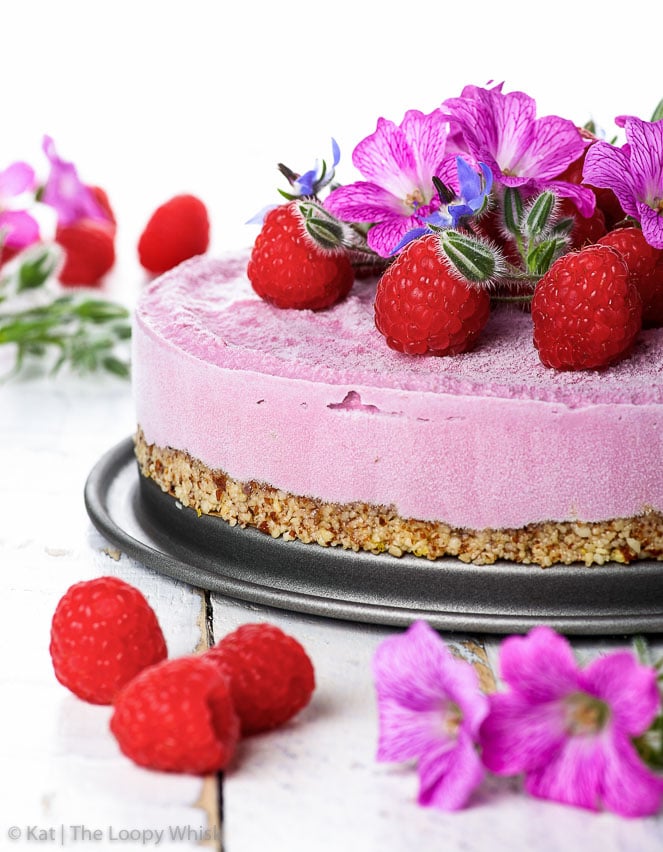 Raw Vegan Raspberry Cheesecake The Loopy Whisk