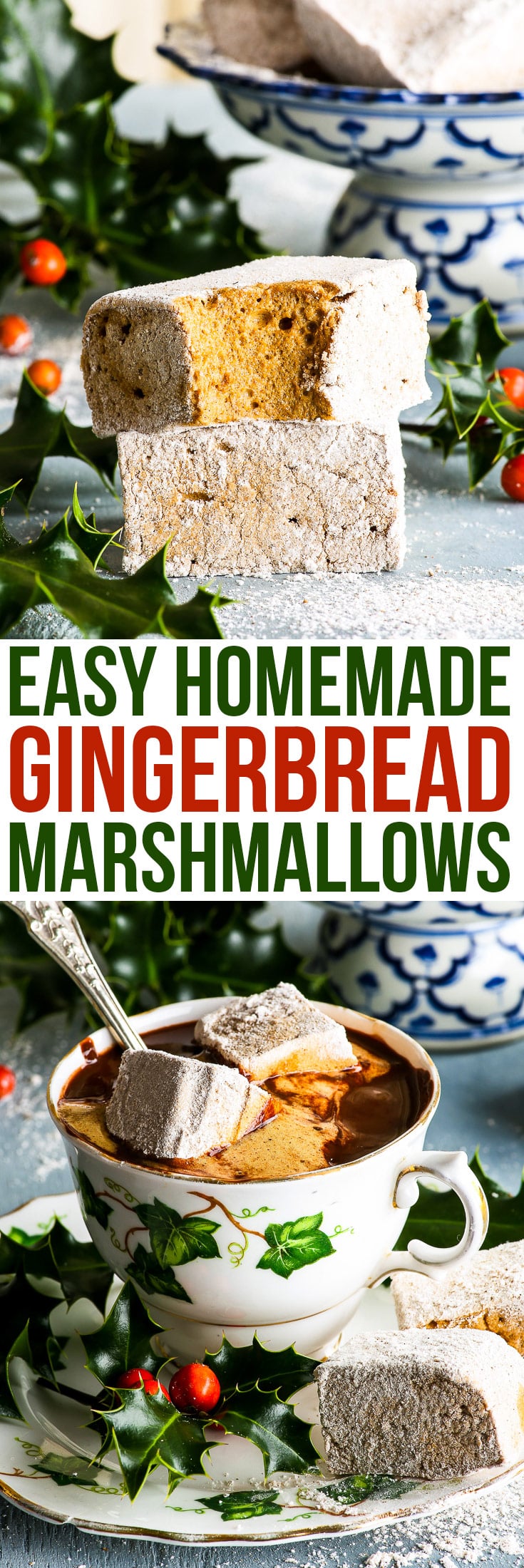Easy Homemade Gingerbread Marshmallows The Loopy Whisk