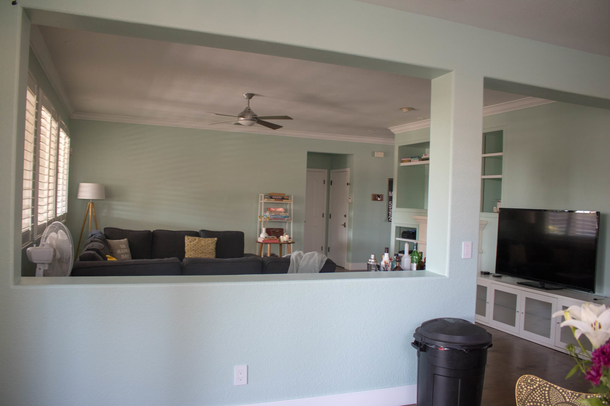 How I Decorated Our Interior Wall Cutout The Lovely Geek