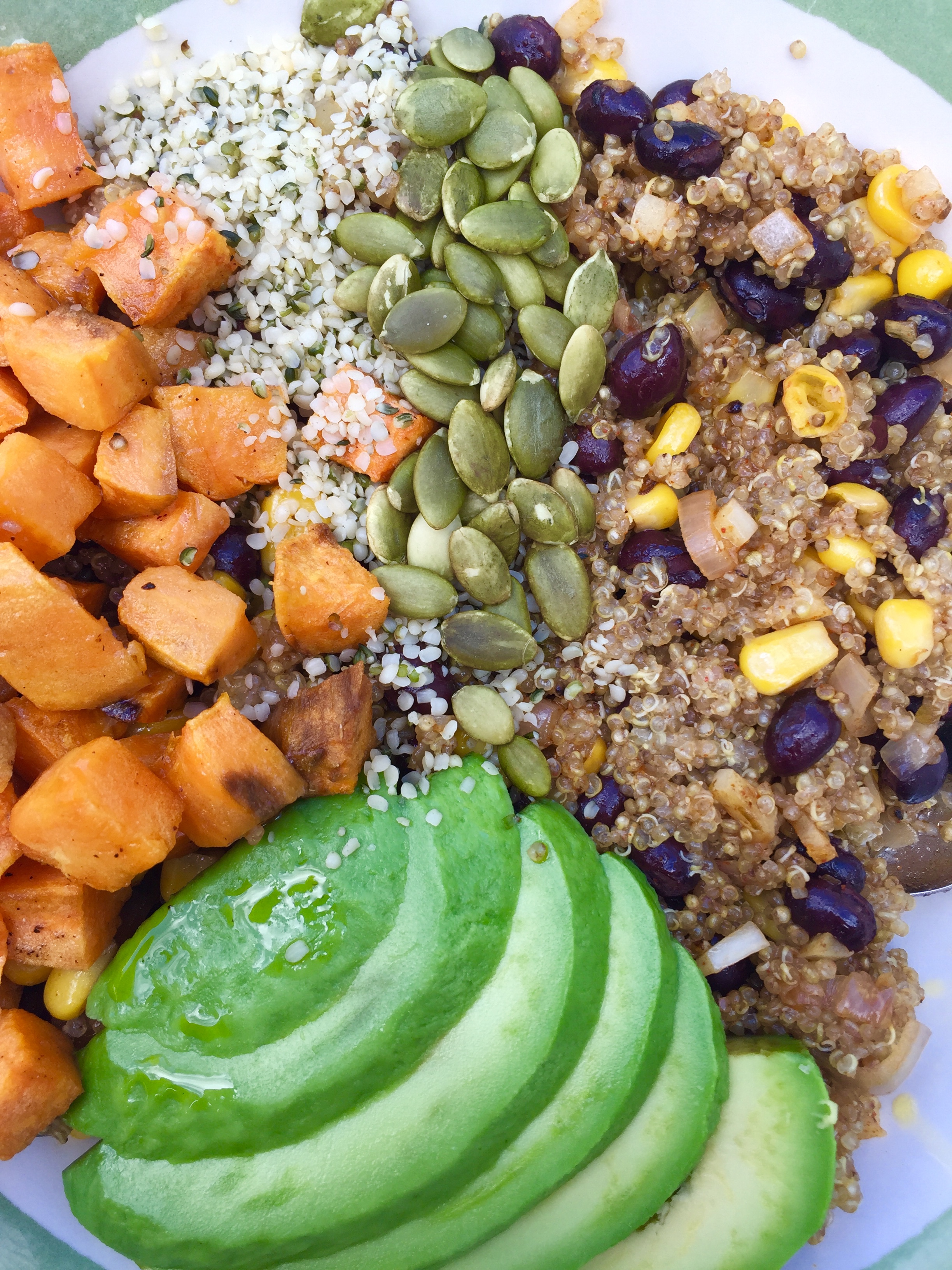 Black Bean Protein Bowl Recipe • The Lucky Sprout