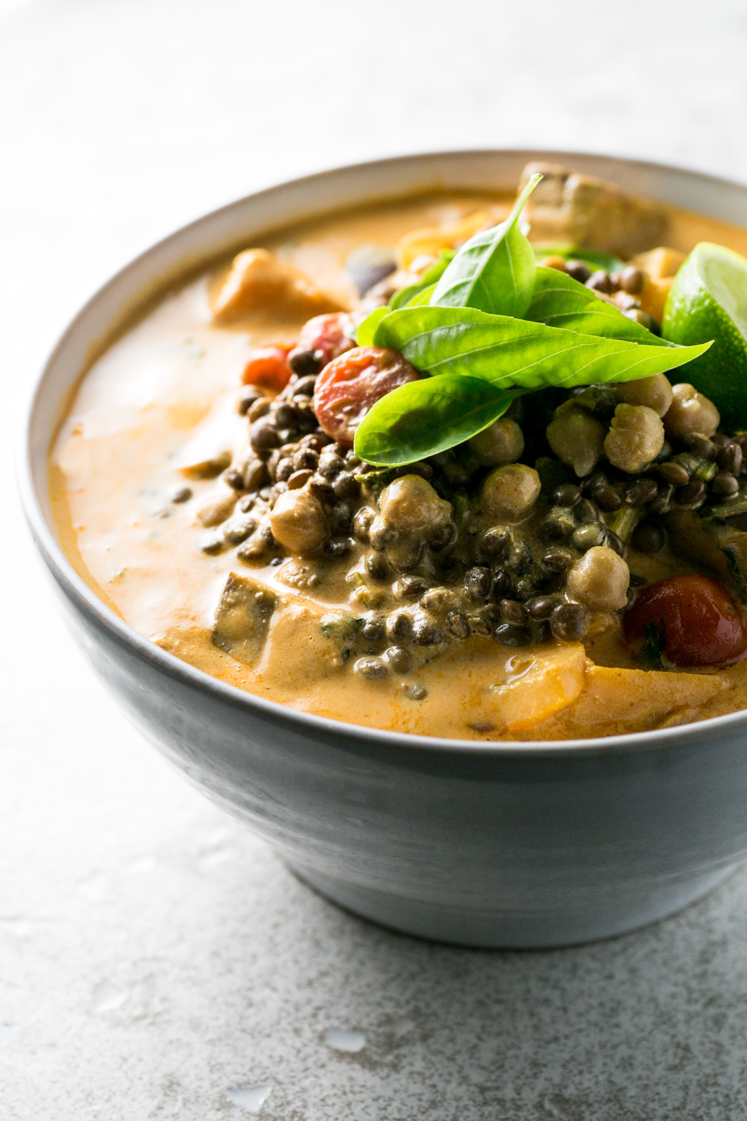 Creamy Red Thai Lentil and Chickpea Curry The Luminous Kitchen