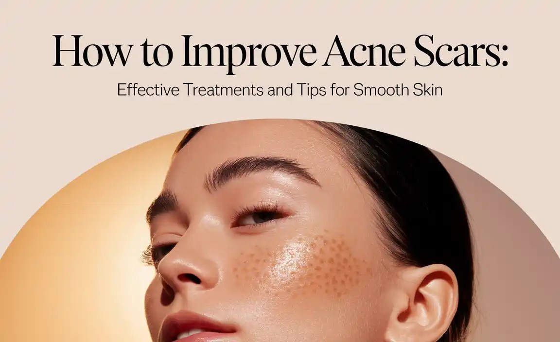 How To Improve Acne Scars: Effective Treatments And Tips For Smooth Skin