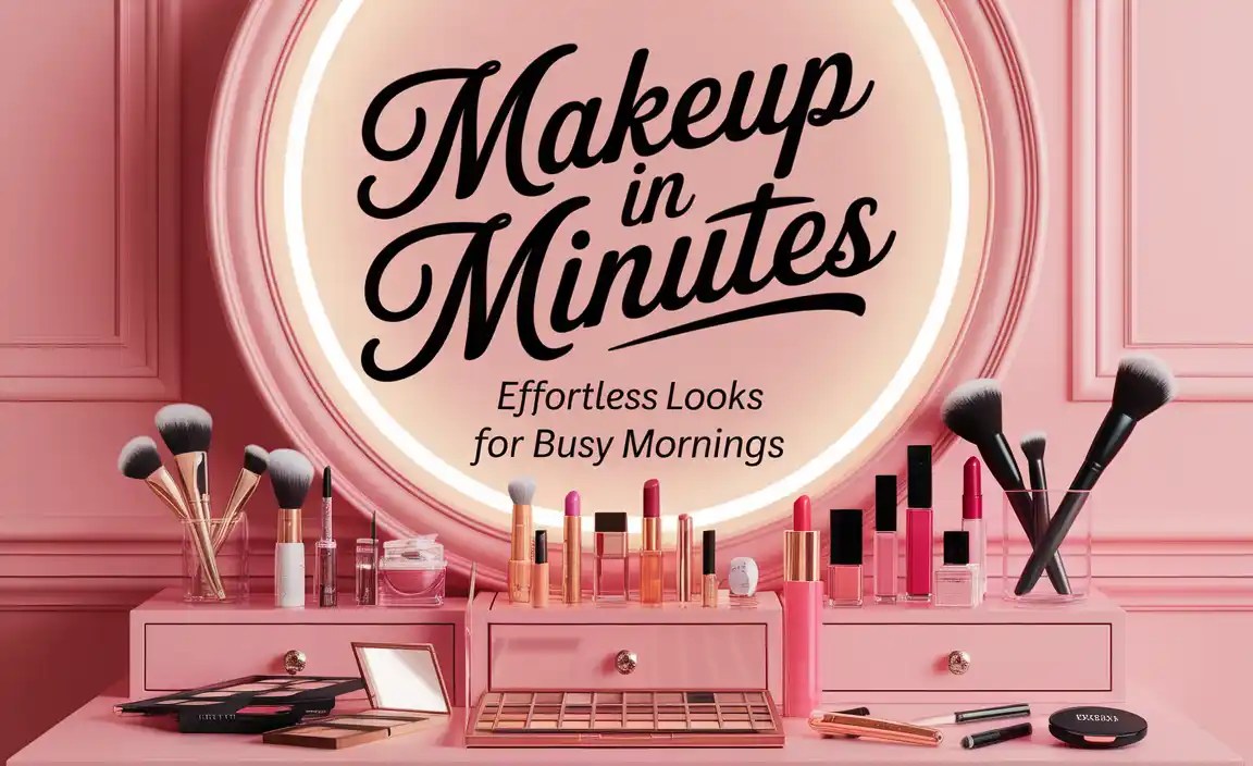 Makeup In Minutes: Effortless Looks For Busy Mornings