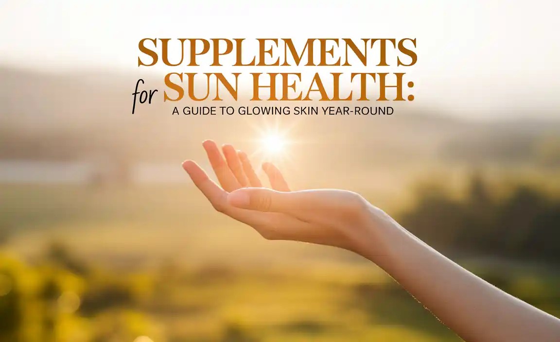 Supplements For Sun Health: A Guide To Glowing Skin Year-Round