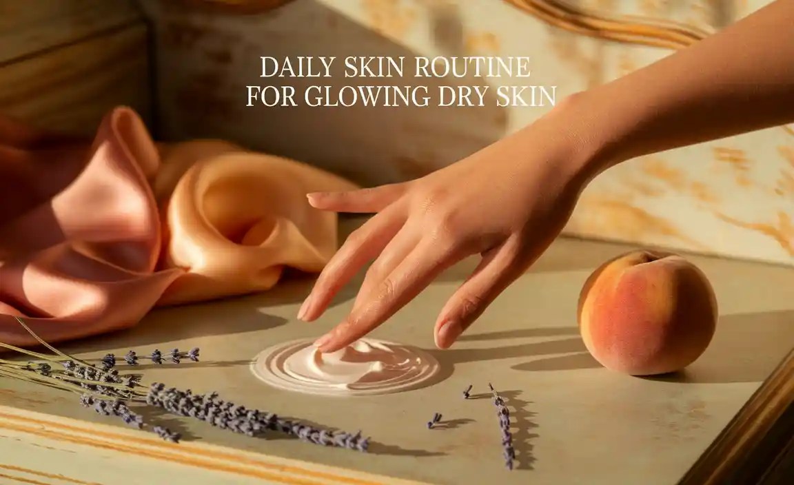 Daily Skin Routine For Glowing Dry Skin