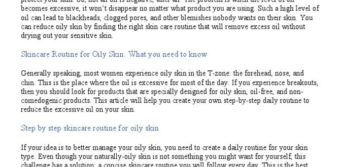 expert oily skin routine routine checklist expert oily skin routine routine checklist