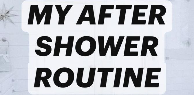 simple combination skin routine after shower