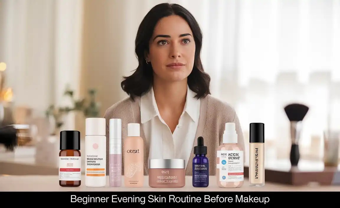 Beginner Evening Skin Routine Before Makeup