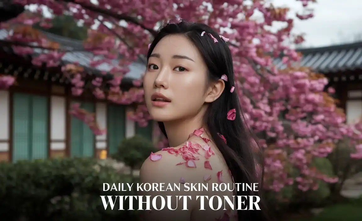 Daily Korean Skin Routine Without Toner