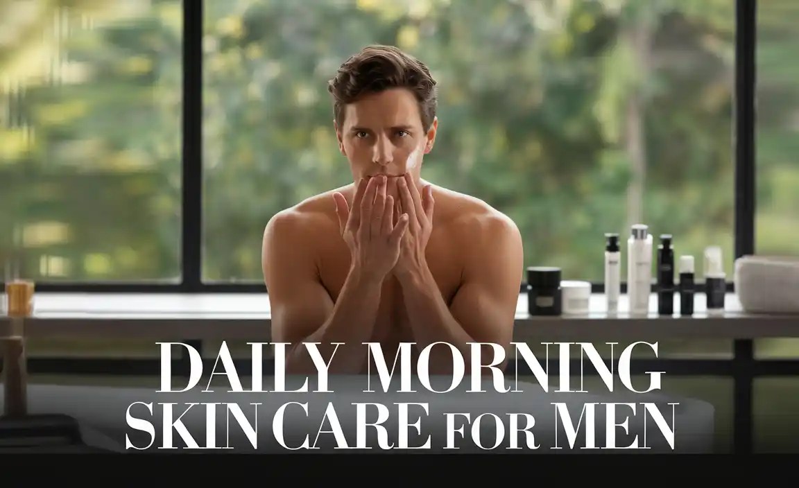 Daily Morning Skin Care for Men