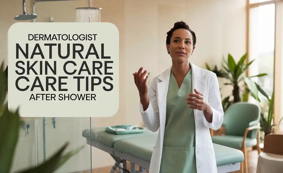 Dermatologist Natural Skin Care Tips After Shower