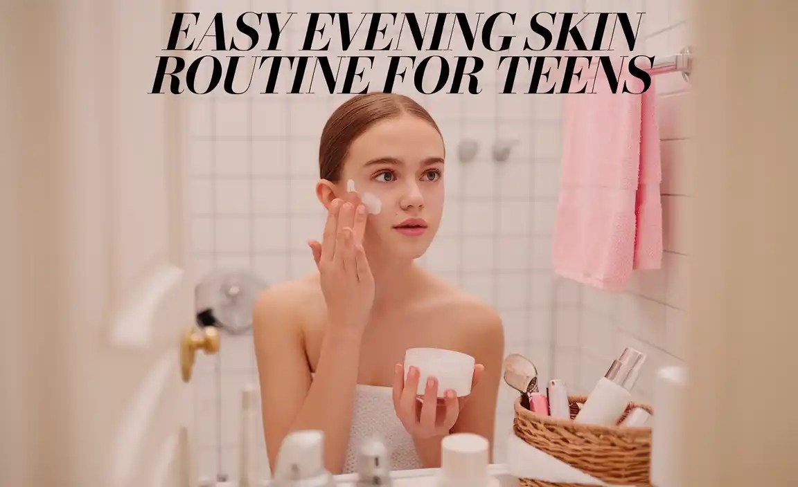 Easy Evening Skin Routine For Teens