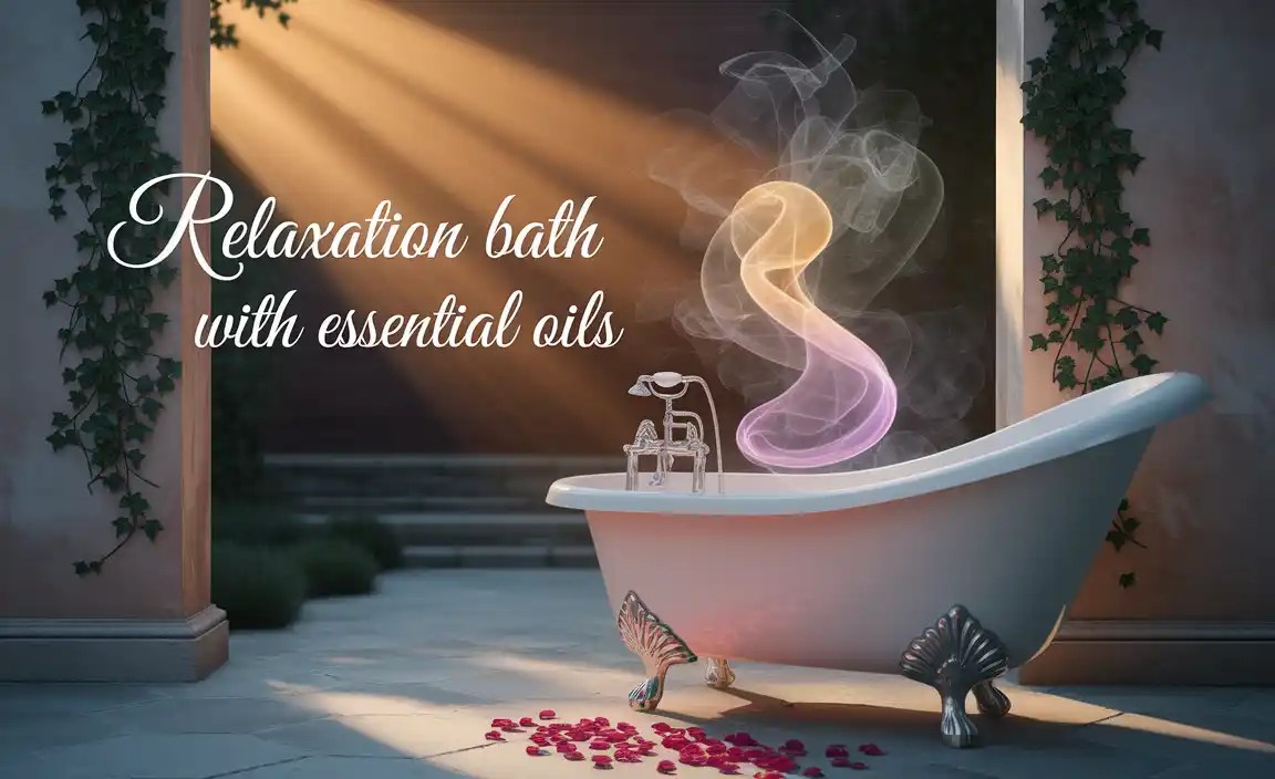 Relaxation Bath with Essential Oils
