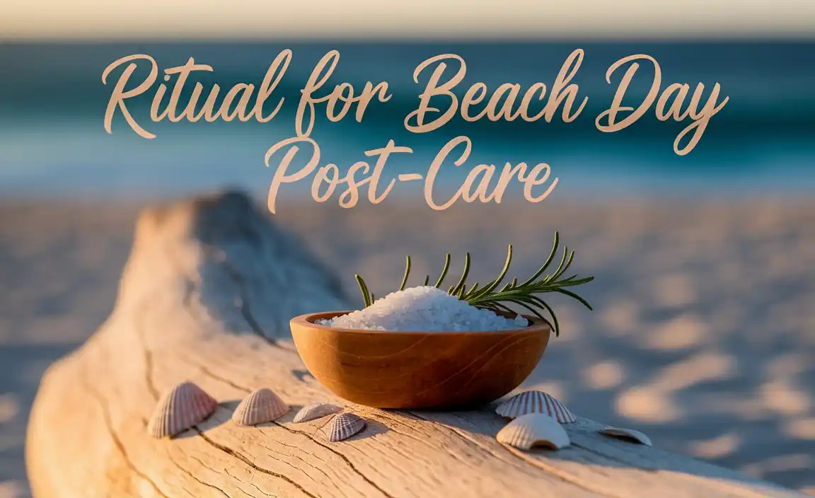 Ritual for Beach Day Post-Care