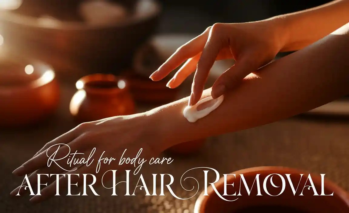 Ritual for Body Care After Hair Removal