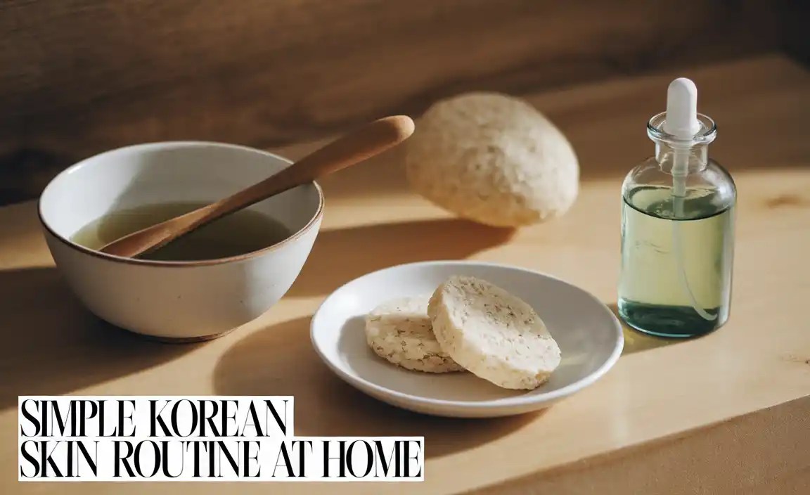 Simple Korean Skin Routine at Home