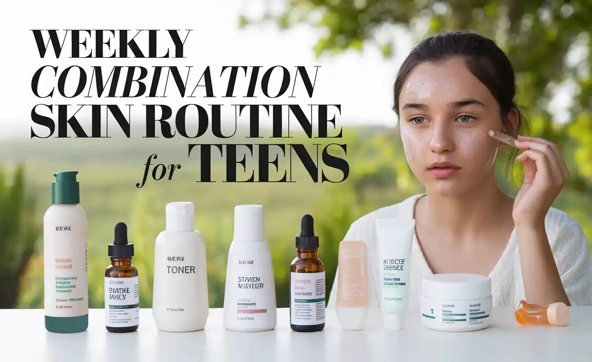 Weekly Combination Skin Routine for Teens