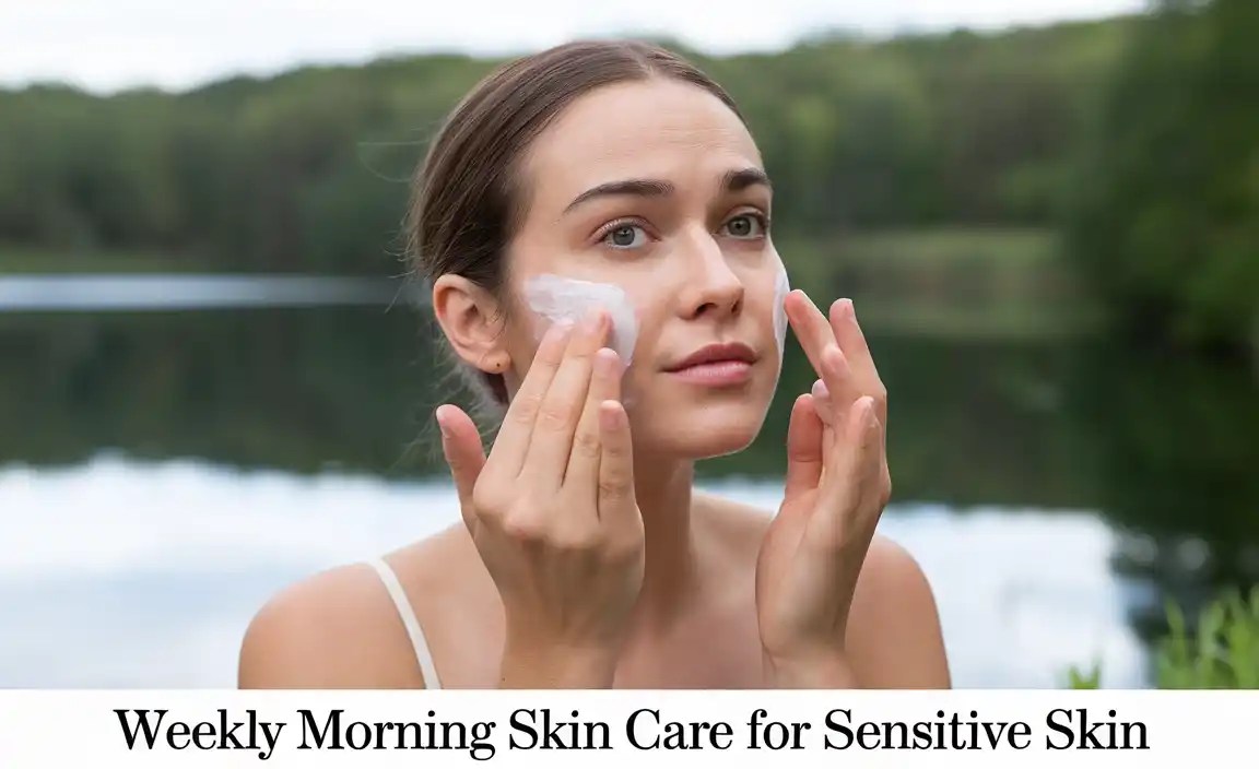 Weekly Morning Skin Care for Sensitive Skin
