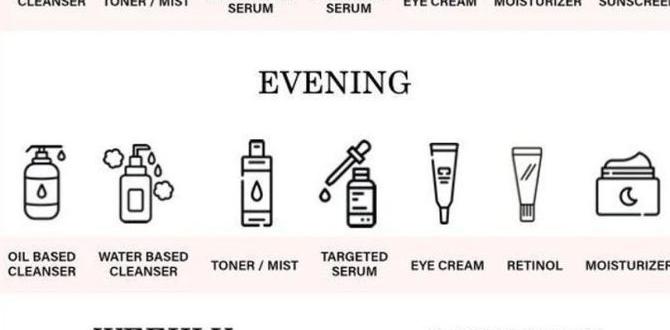 beginner women's skin routine routine checklist
