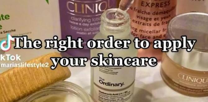 guide to skincare routine products