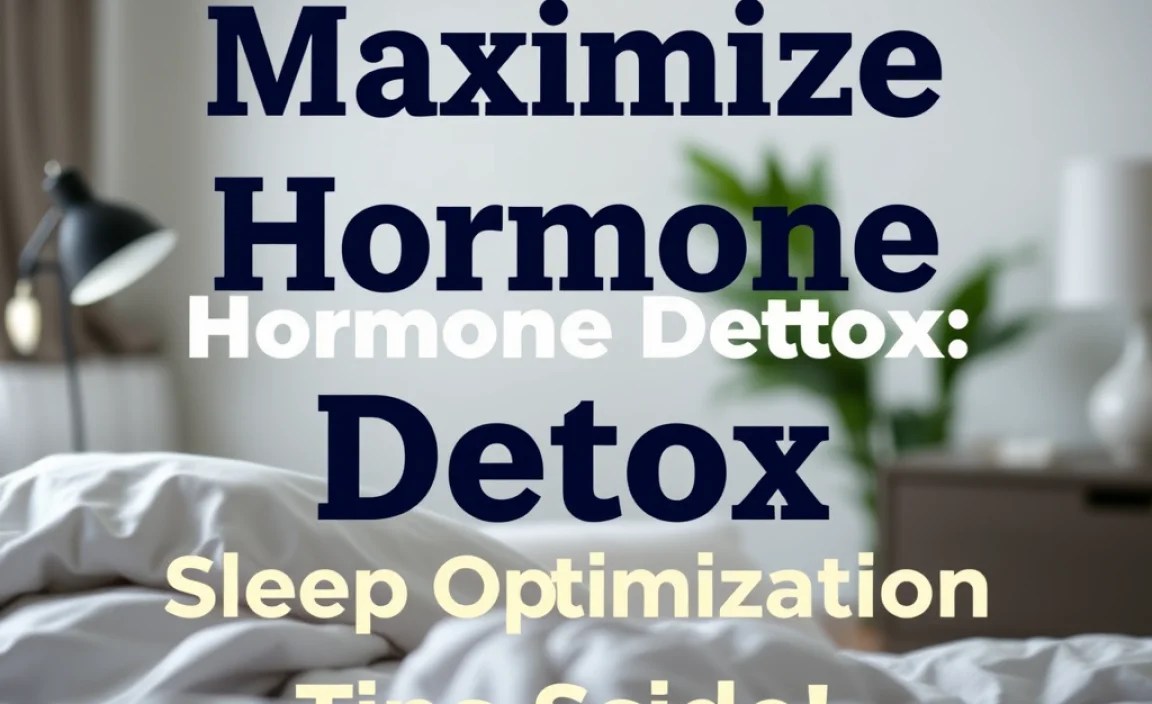 Maximize Hormone Detox: Sleep Optimization Tips Inside!