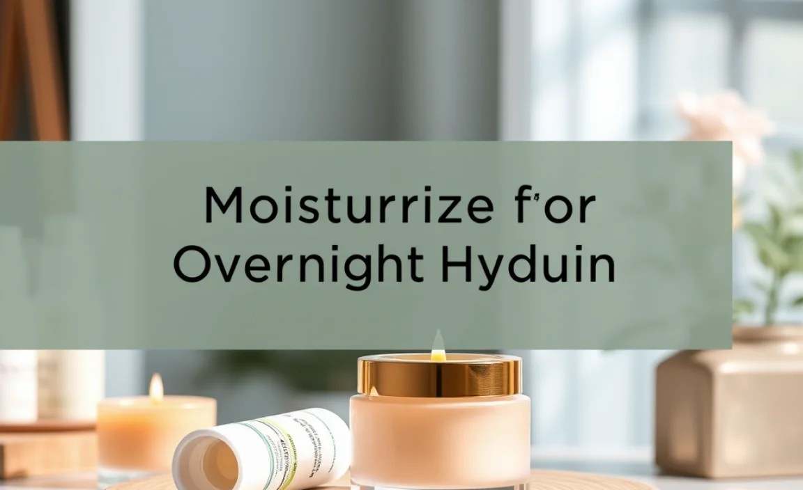 Moisturizing for Overnight Hydration