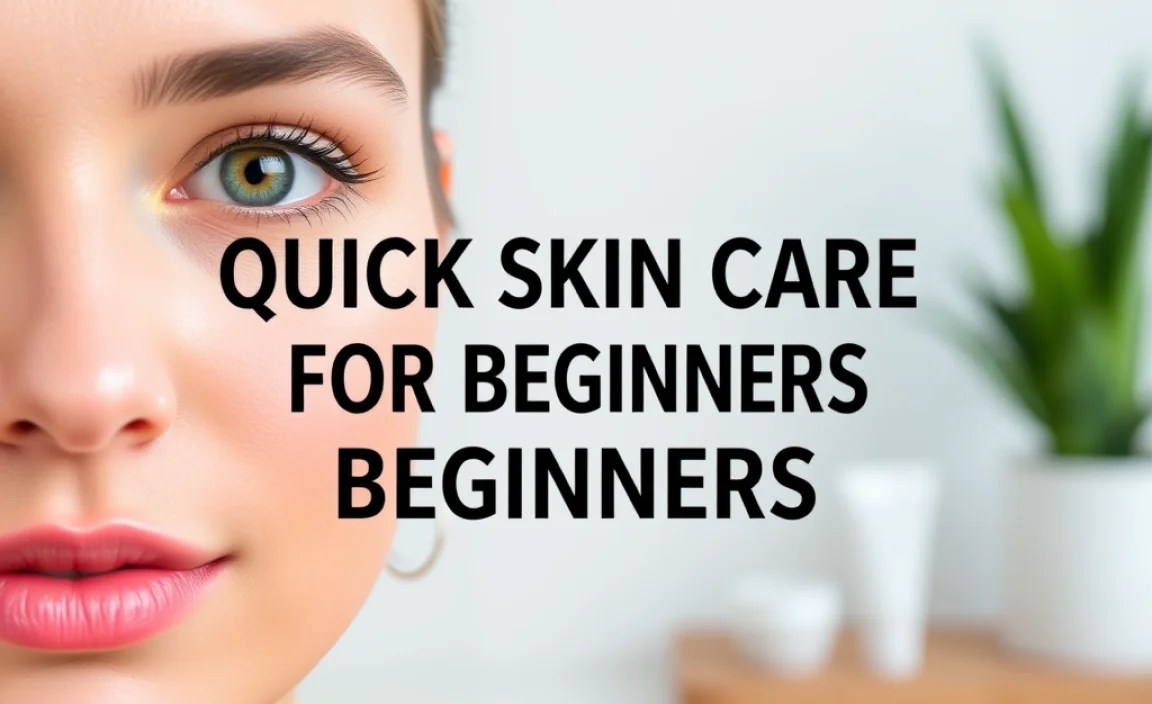 Quick Skin Care For Beginners: Routine Checklist Guide