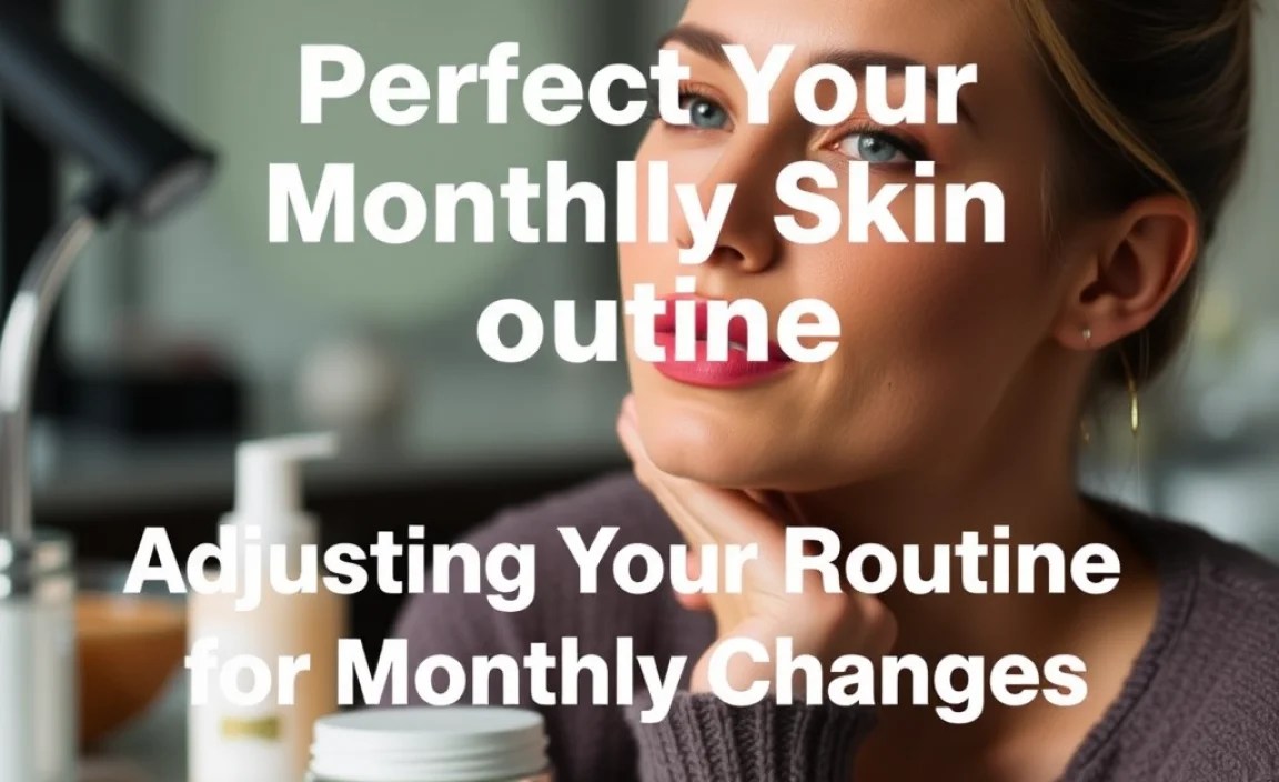 Adjusting Your Routine for Monthly Changes