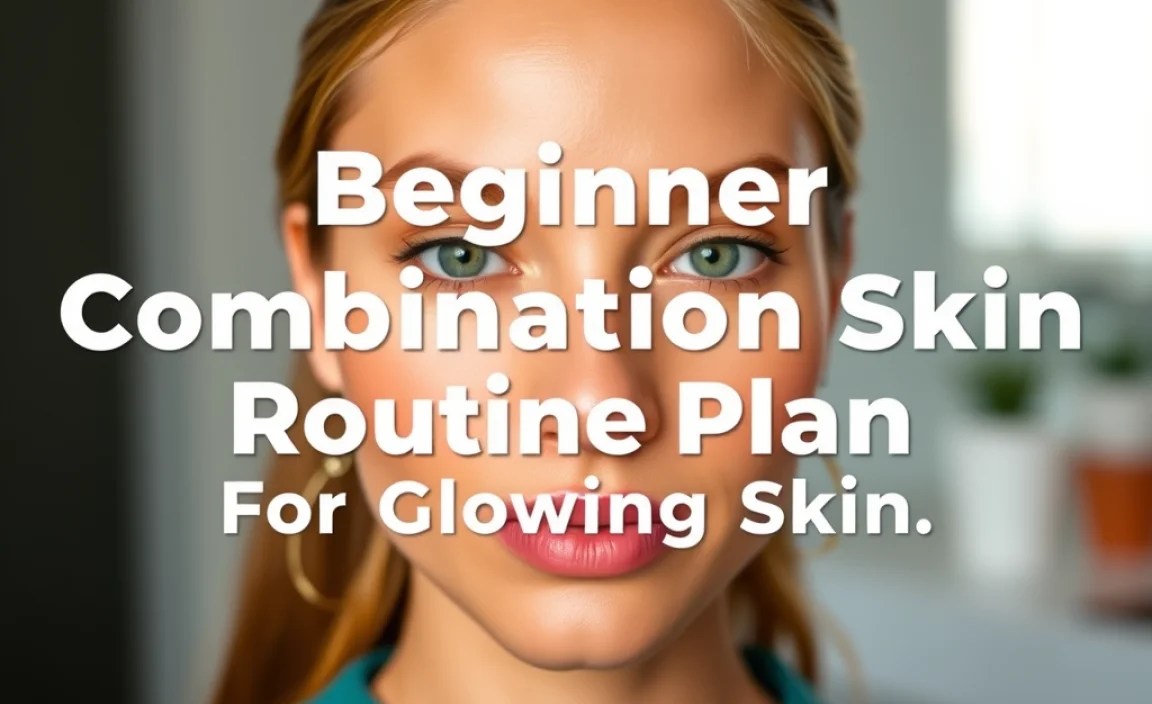 Beginner Combination Skin Routine Plan For Glowing Skin